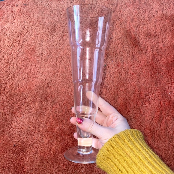 Crystal Beer/Parfait/Vase Glasses - Set of 4 - Picture 3 of 3